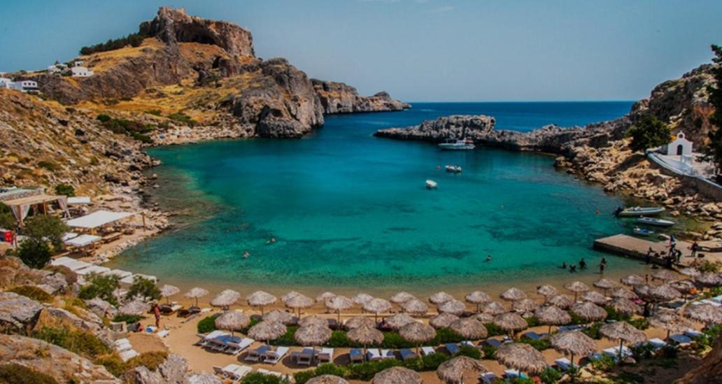 Toulipa Lindos Apartment Luaran gambar