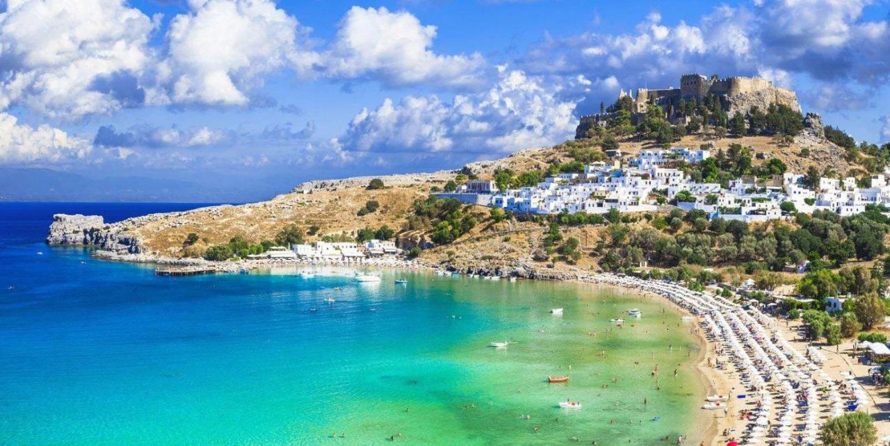 Toulipa Lindos Apartment Luaran gambar